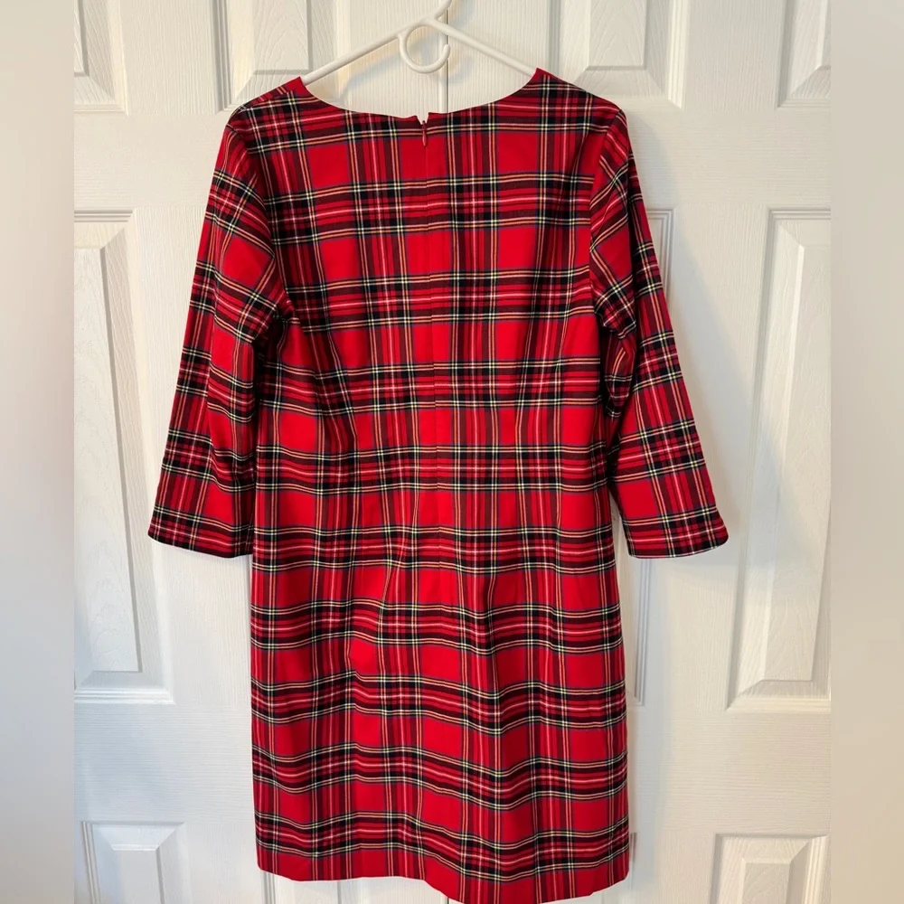 Talbots sz. 8 A-Line Dress with 3/4 Sleeves - Picture 2 of 5